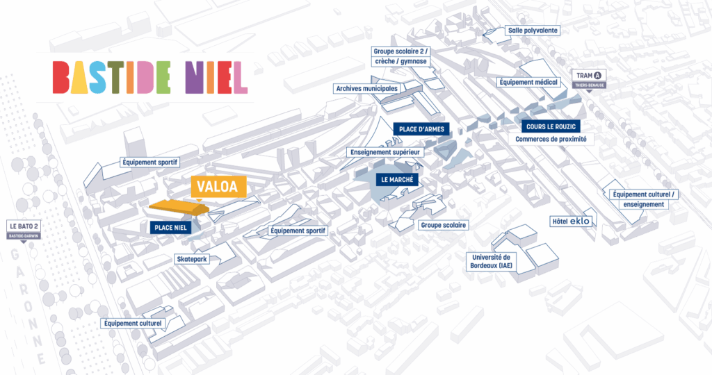 Plan de situation Valoa - axanis bastide niel