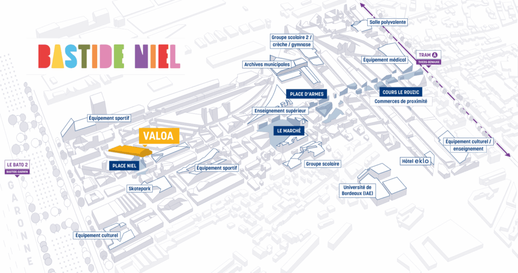 Plan de situation Valoa - axanis bastide niel
